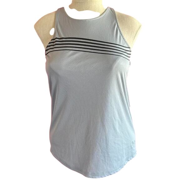 Under Armour Top Womens Size XS Gray Racerback Workout Tank Athletic Outdoor Gym - Picture 1 of 8